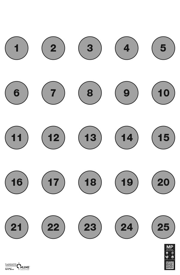 25 Circles 3" Diameter - Card Stock 25 Circles 3" Diameter - Card Stock